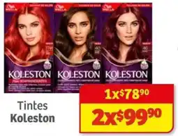Soriana Híper Koleston tintes oferta