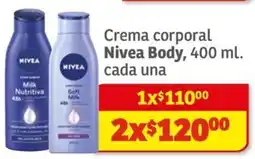 Soriana Híper Nivea body crema corporal oferta