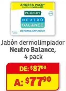 Soriana Híper Neutro balance jabón dermolimpiador oferta