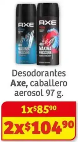 Soriana Híper Axe desodorantes caballero aerosol oferta