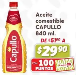 Soriana Híper Capullo aceite comestible oferta