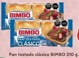 Soriana Híper Bimbo pan tostado clásico oferta