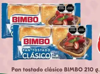Soriana Híper Bimbo pan tostado clásico oferta