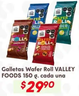 Soriana Híper Valley foods galletas wafer roll oferta