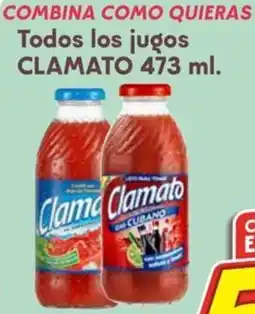 Soriana Híper Clamato combina como quieras todos los jugos oferta