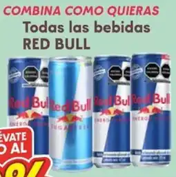 Soriana Híper Red bull combina como quieras todas las bebidas oferta