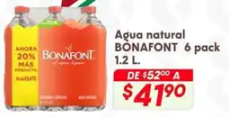Soriana Híper Bonafont agua natural oferta