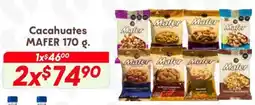 Soriana Híper Mafer cacahuates oferta