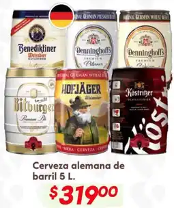 Soriana Híper Benediktiner cerveza alemana de barril oferta