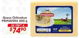 Soriana Híper Primavera queso chihuahua oferta