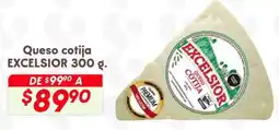 Soriana Híper Excelsior queso cotija oferta