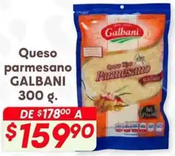 Soriana Híper Galbani queso parmesano oferta