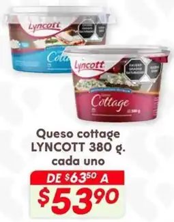 Soriana Híper Lyncott queso cottage oferta