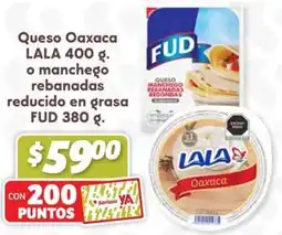 Soriana Híper Fud lala queso oaxaca o manchego rebanadas reducido en grasa oferta