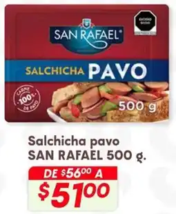 Soriana Híper San rafael salchicha pavo oferta