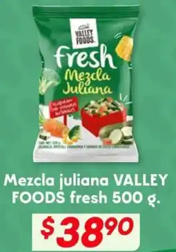 Soriana Híper Valley foods mezcla juliana fresh oferta