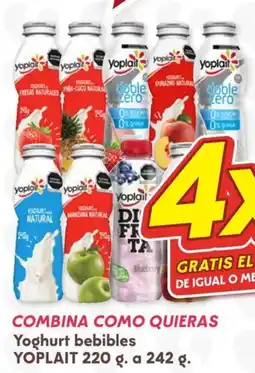 Soriana Híper Yoplait yoghurt bebibles oferta