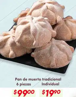 Soriana Híper Pan de muerto tradicional oferta