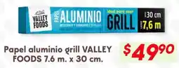 Soriana Híper Valley foods papel aluminio grill oferta