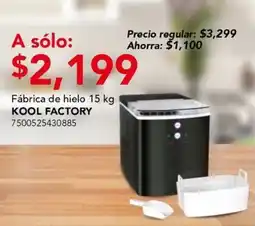 City Club Kool factory fábrica de hielo oferta
