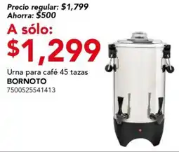 City Club Bornoto urna para café oferta