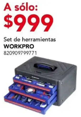 City Club Workpro set de herramientas oferta
