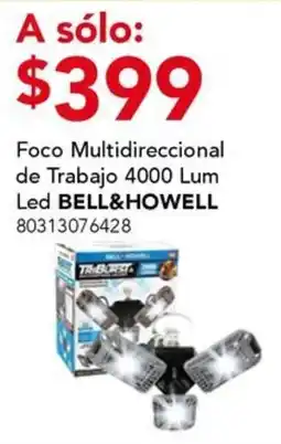 City Club Bell&howell foco multidireccional de trabajo 4000 lum led oferta