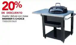City Club Member's choice asador deluxe con mesa oferta