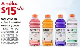 City Club Gatorlyte - uva, fresa-kiwi, naranja y coco oferta