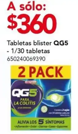 City Club QG5 tabletas blister oferta
