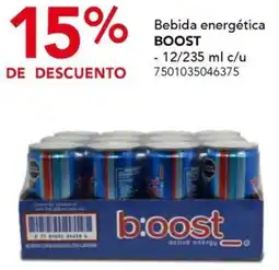 City Club Boost bebida energética oferta