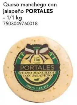 City Club Portales queso manchego con jalapeño oferta