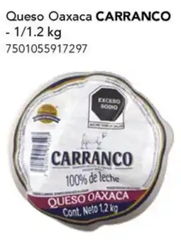 City Club Carranco queso oaxaca oferta