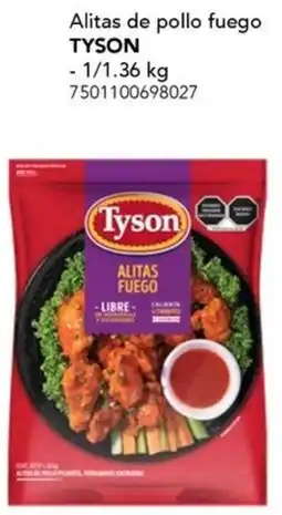 City Club Tyson alitas de pollo fuego oferta