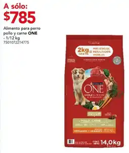 City Club One alimento para perro pollo y carne oferta