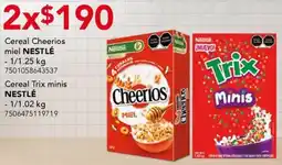 City Club Nestlé cereal cheerios miel oferta