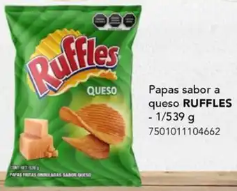 City Club Ruffles papas sabor a queso oferta