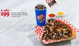 City Club Combo mega rebanada de temporada y refresco oferta