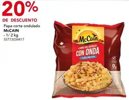 City Club McCain papa corte ondulado oferta
