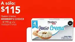 City Club Member's choice queso crema oferta