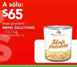 City Club Menú solutions maíz pozolero oferta