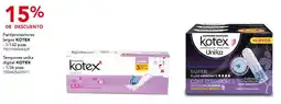 City Club Kotex pantiprotectores largos oferta
