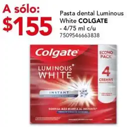 City Club Colgate pasta dental luminous white oferta