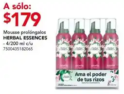 City Club Herbal essences mousse prolóngalos oferta