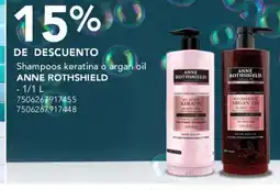 City Club Anne rothshield shampoos keratina o argan oil oferta