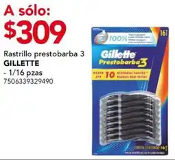 City Club Gillette rastrillo prestobarba 3 oferta