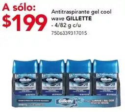 City Club Gillette antitraspirante gel cool wave oferta