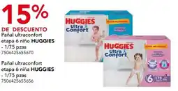 City Club Huggies pañal ultraconfort etapa 6 niño oferta