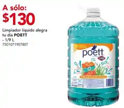 City Club Poett limpiador líquido alegra tu día oferta