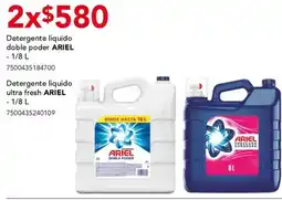 City Club Ariel detergente liquido doble poder oferta